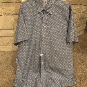 Men’s Cinch Button Down Short Sleeved XL